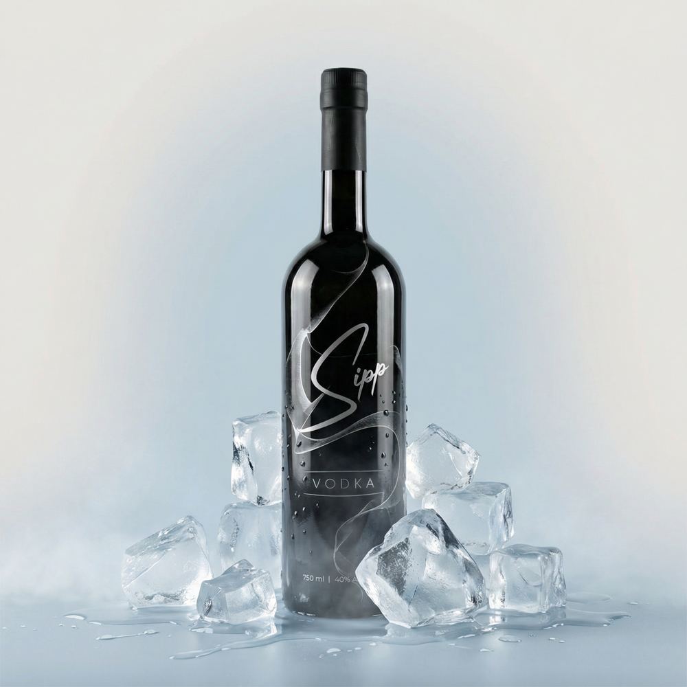 Sipp Vodka 750ml black-label flagship