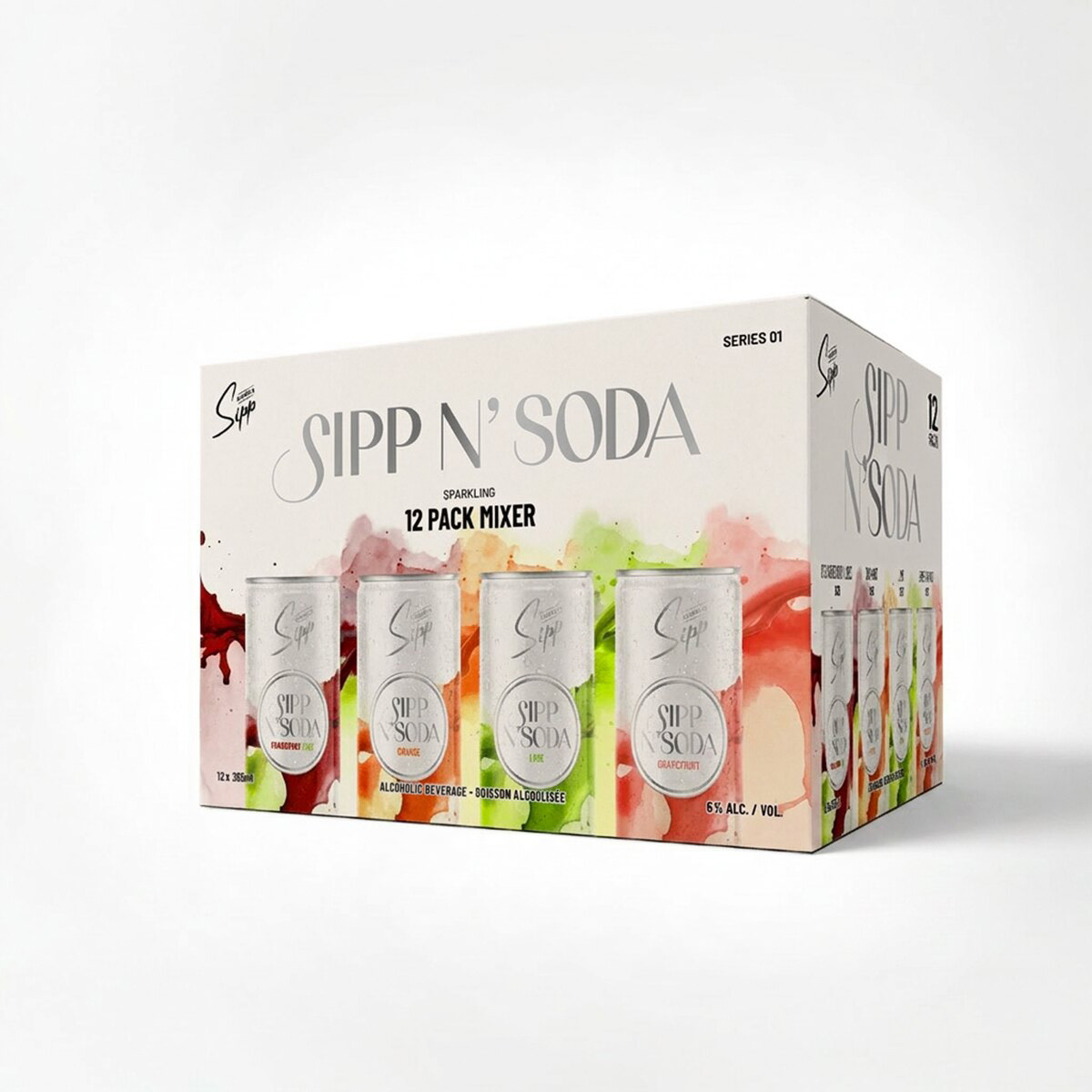Sipp N'Soda 12-Pack Mixer box