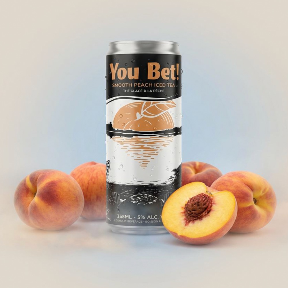 You Bet! Peach iced tea