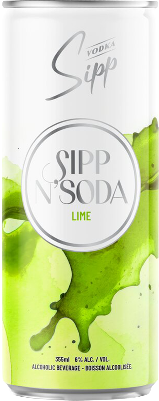 Sipp N'Soda Lime can